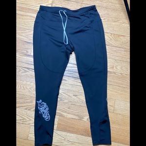 Athleta drawstring leggings size L